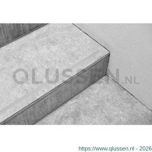 SecuCare antislip sticker langwerpig 19x600 mm binnen en buiten trap 15 treden set 15 stuks grijs 8040.150.03