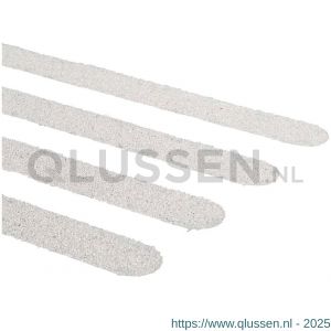 SecuCare antislip sticker langwerpig 19x600 mm binnen en buiten trap 15 treden set 15 stuks transparant 8040.150.01