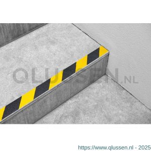 SecuCare antislip sticker op rol 50x3000 mm Heavy Duty binnen en buiten zwart-geel 8040.200.06