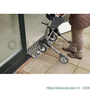 SecuCare drempelbrug aluminium type 1 breedte 78 cm hoogte 0-2 cm 150 kg 8025.005.20