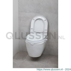 SecuCare toiletverhoger met klep 6 cm hoog maximaal klep verwijderbaar 225 kg 8045.000.20