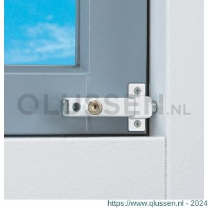 SecuMax raamslot 806 RAL 9010 wit voor raam, bovenlicht, deur en schuifpui 2510.806.12