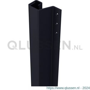 SecuStrip Plus achterdeur buitendraaiend terugligging 0-6 mm L 2300 mm RAL 7021 zwart grijs fijn structuur 1010.170.04