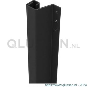 SecuStrip Plus achterdeur buitendraaiend terugligging 14-20 mm L 2300 mm RAL 7021 zwart grijs fijn structuur 1010.172.04