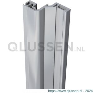 SecuStrip Style achterdeur buitendraaiend terugligging 18-20 mm L 2150 mm blank geanodiseerd 1010.182.03