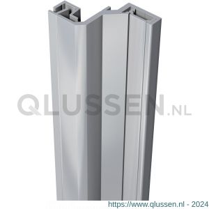 SecuStrip Style achterdeur buitendraaiend terugligging 24-26 mm L 2500 mm blank geanodiseerd 1010.182.15