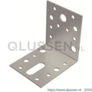 GB 072215 hoekanker 70x70 mm 60x2 mm sendzimir verzinkt 25x11 mm 072215.0100