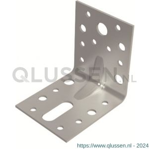 GB 072216 hoekanker met ril 70x70 mm 60x2 mm sendzimir verzinkt 25x11 mm 072216.0100