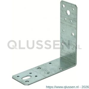GB 07225 hoekanker 125x125 mm 46x2,5 mm sendzimir verzinkt 20x10 mm 07225.0050