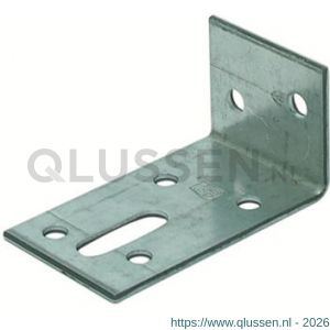 GB 07234 hoekanker 40x80 mm 46x2,5 mm sendzimir verzinkt 30x9 mm 07234.0100