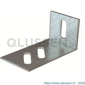 GB 072350 hoekanker 50x110 mm 60x3 mm sendzimir verzinkt 32x11-2/40x11 mm diagonaal 072350.0100
