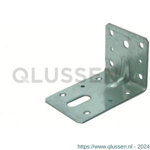 GB 072381 hoekanker met ril 60x80 mm 60x2,5 mm sendzimir verzinkt 25x11 mm 072381.0100