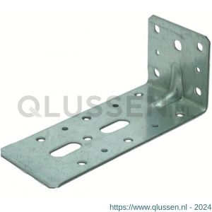 GB 072383 hoekanker met ril 60x120 mm 60x2,5 mm sendzimir verzinkt 2/25x11 mm 072383.0100