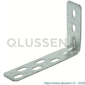 GB 072445 hoekanker met ril 75x125 mm 30x2 mm sendzimir verzinkt 2/12x5-5/17x8 mm 072445.0100