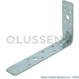 GB 07245 hoekanker met ril 90x160 mm 30x2 mm sendzimir verzinkt 07245.0100