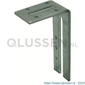 GB 0724813 hoekanker zwaar type C 95x180 mm 60x6 mm sendzimir verzinkt 60x9-145x12 mm open 0724813.0010