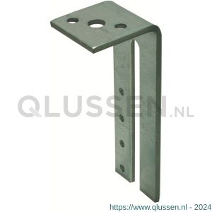 GB 0724814 hoekanker zwaar type D 65x180 mm 60x6 mm sendzimir verzinkt 145x12 mm open 0724814.0010