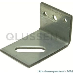 GB 0756766 hoekanker zwaar diagonaal slobgat 60x100 mm 70x6 mm sendzimir verzinkt 50x17 mm diagonaal 0756766.0030