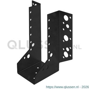 GB 078451 raveeldrager zwaar 380/71x154 mm 2 mm epoxy coating zwart 078451.B001
