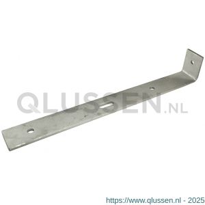 GB 079885 muurplaathoek 80x500 mm 60x8 mm elektrolytisch verzinkt 40x14 mm 079885.0005