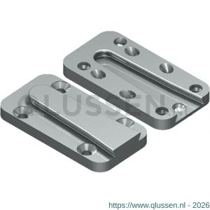 GB 09125915 blinde houtverbinding 170x60x20 mm 80x200 mm aluminium 09125915.0006