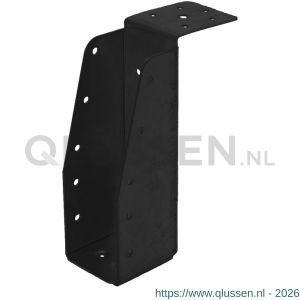 GB 093452 balkdrager lange lip GBS-LL 63x175 mm 1,5 mm epoxy coating zwart 093452.B001