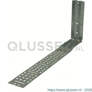 GB 100300 randbekistingsanker universeel 150x400 mm 47x1,4 mm sendzimir verzinkt 5/35x4 mm 100300.0025