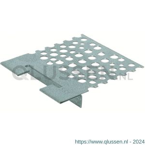 GB 10110 RB randbekisting lijmplaat 117x126 mm 1,5 mm sendzimir verzinkt 67x6,5mm 10110.0050