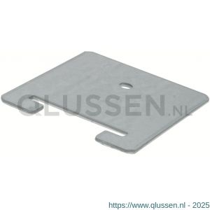 GB 10125 RB randbekisting spijkerplaat voor cellenbeton 107x95 mm 3 mm sendzimir verzinkt 67x6,5 mm 10125.0050