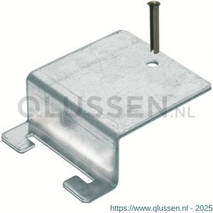 GB 10130 RB randbekisting spijkerplaat 85x40x30 mm 95x3 mm met spanhuls 8x70 mm sendzimir verzinkt 67x6,5 mm 10130.0050