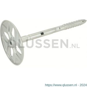 GB 332120 instortplug voor UNI-slagspouwanker diameter 4 mm zilvergrijs 120 mm diameter 8 mm nylon 332120.0125