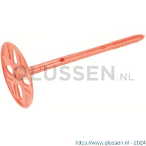 GB 332140 instortplug voor UNI-slagspouwanker diameter 4 mm rood 140 mm diameter 8 mm nylon 332140.0125