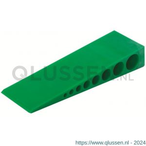 GB 340040 stelwig groen 150 mm 45x25 mm kunststof 340040.Z025