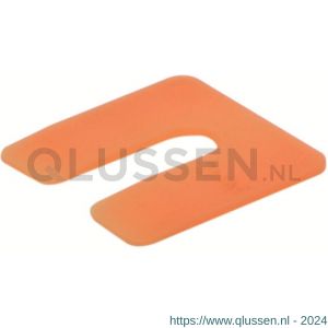 GB 34602 uitvulplaatje oranje zak 2 mm 50x50 mm kunststof in zakverpakking 34602.B005