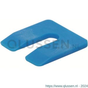 GB 34604 uitvulplaatje blauw 4 mm 50x50 mm kunststof in zakverpakking 34604.B003