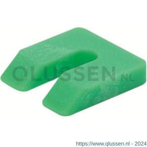 GB 34610 uitvulplaatje groen 10 mm 50x50 mm kunststof in zakverpakking 34610.B002
