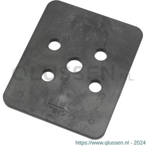 GB 349205 hogedrukplaat 5 mm 100x120 mm ABS 349205.0096