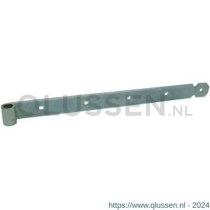 GB 422611 heng vierkante gaten voor pen diameter 16 mm 600 mm 40x4 mm RVS 304 5/9x9 mm 422611.0010