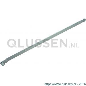 GB 44747 heng voor vlakwerk voor pen diameter 16 mm 1200 mm 45x6 mm thermisch verzinkt 9x9 mm 44747.0010