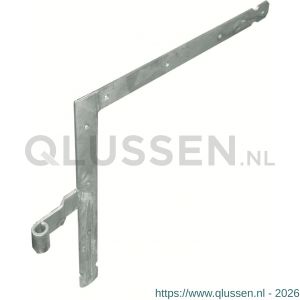 GB 48366 garagedeurheng LB links boven-RO rechts onder voor pen diameter 16 mm 500x500 mm 45x6 mm elektrolytisch verzinkt 2/9x9 mm 48366.0001