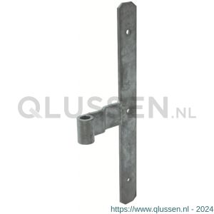 GB 48369 tussenstuk garagedeurheng voor pen diameter 16 mm 400 mm 45x6 mm elektrolytisch verzinkt 48369.0001