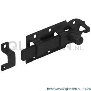 GB 74470 rolschuif vlak 100x44 mm 4 mm zwart verzinkt 74470.B001