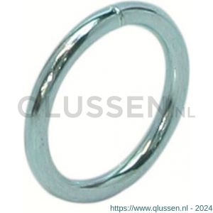 GB 80100007 ring licht gelast 30x4 mm diameter 3,9 mm elektrolytisch verzinkt 80100007.0100