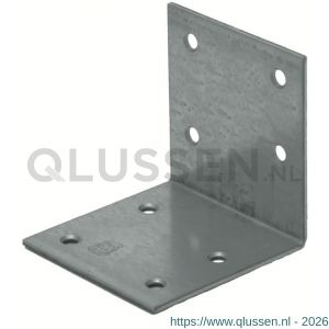 GB 82454 versterkingshoek 60x60 mm 57x2 mm sendzimir verzinkt 82454.0100