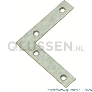 GB 83102 raamhoek 90 graden recht 50x50 mm 10x1,5 mm zink-magnesium 83102.0100