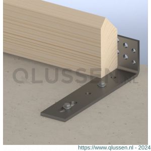 GB 079893 muurplaathoek 90x320 mm 70x8 mm elektrolytisch verzinkt 70x17 mm 079893.0005