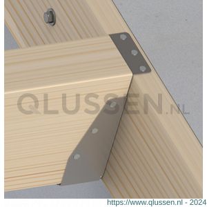 GB 09444 balkdrager korte lip GBS-KL 63x160 mm 1,5 mm sendzimir verzinkt 09444.0010