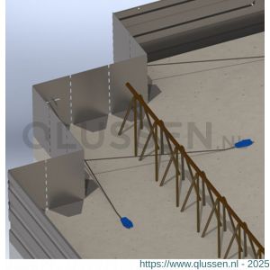 GB 103011 schietspanner 500 mm verzinkt draad 103011.0100