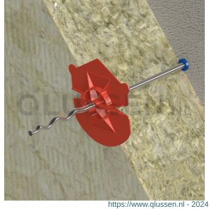 GB 33511 UNI-boorspouwanker houtdraad 220 mm diameter 4 mm HT 4,6x56 mm verzinkt draad 33511.0250