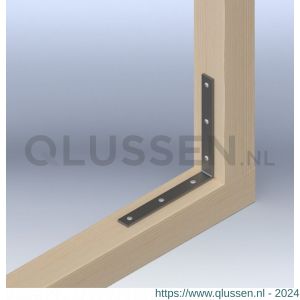 GB 82472 dorpelhoek zwaar 150x150 mm 25x4 mm zink-magnesium S350 82472.0025